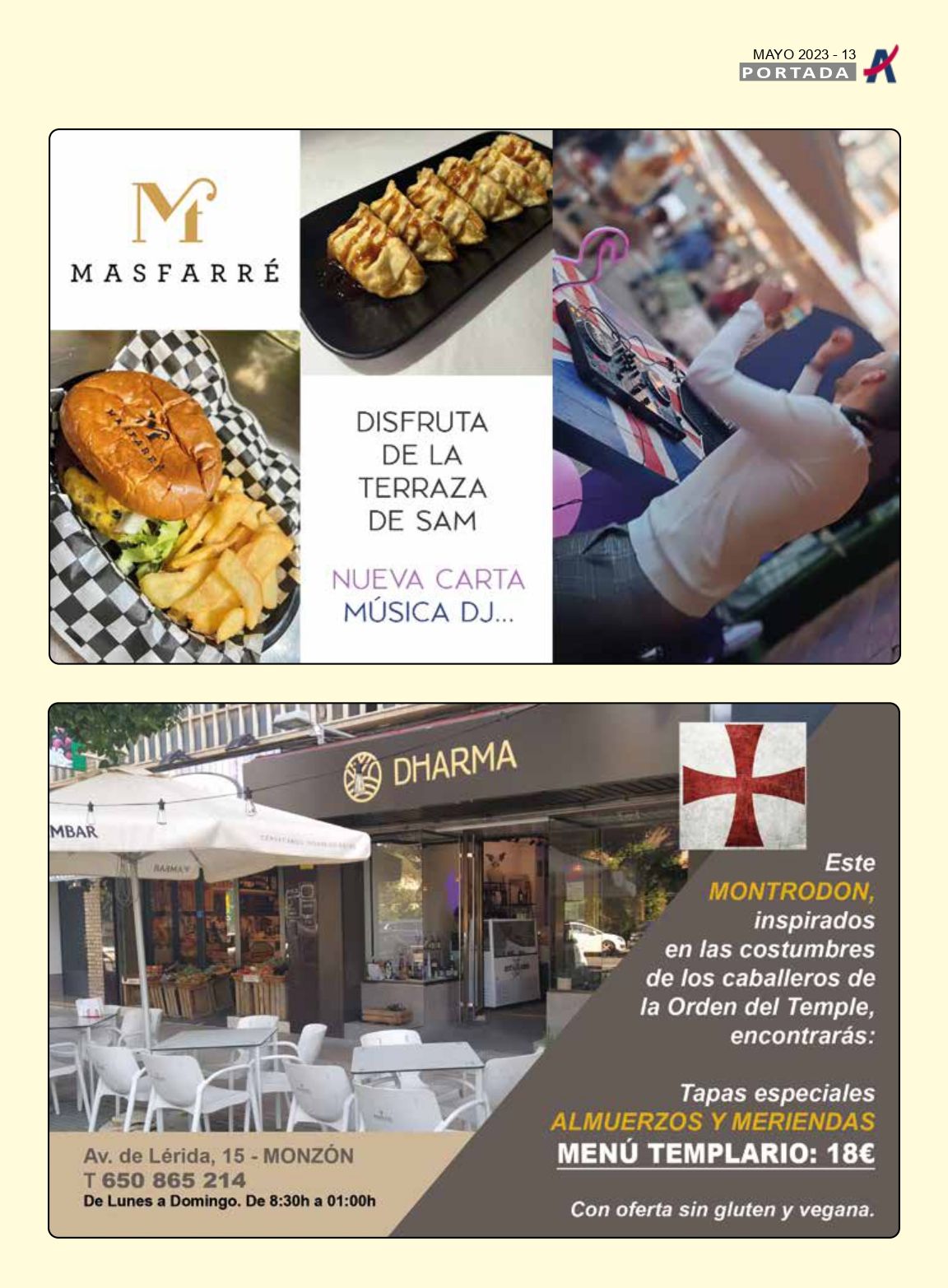 Esta Primavera-Verano no te quedes en casa y terracea | Alegria de Monzón y  Comarca Cinca Medio